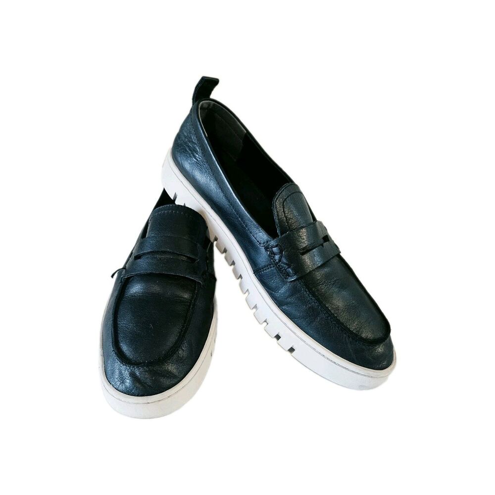 Vionic Leather Orthotic Comfort Shoes Size 9 Black